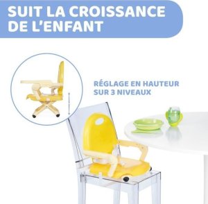 Chicco Krzesełko do karmienia turystyczne Pocket Snack Saffron 3