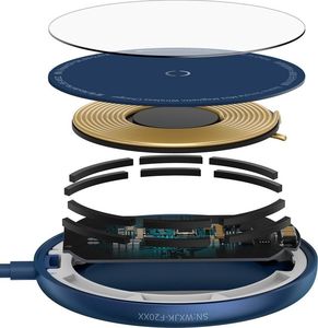 Ładowarka Baseus Simple Mini Indukcyjna 2 A (BSU2709BLU) 7