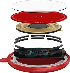 Ładowarka Baseus Simple Mini Indukcyjna 2 A (BSU2711RED) 10