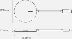 Ładowarka Baseus Simple Mini Indukcyjna 2 A (BSU2711RED) 21