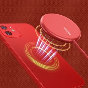 Ładowarka Baseus Simple Mini Indukcyjna 2 A (BSU2711RED) 4