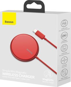 Ładowarka Baseus Simple Mini Indukcyjna 2 A (BSU2711RED) 6