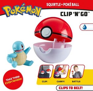 Figurka Wicked Cool Toys Squirtle pokemon clip pokeball seria 8 3