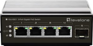 Switch LevelOne LevelOne Switch 5Port Gigabit PoE DIN-Rail,-30°C to 65°C 1