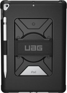 Etui na tablet UAG UAG Metropolis Hand Strap - obudowa ochronna z uchwytem na dłoń do iPad 10.2" 7&8G (czarna) 1