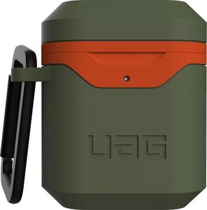 Urban Etui ochronne Hardcase V2 do Airpods 1/2 zielono-pomarańczowe 1