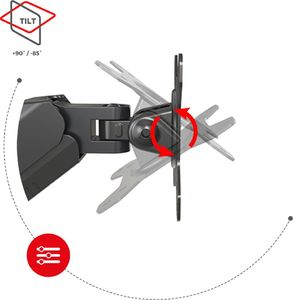 Huzaro Uchwyt biurkowy na monitor 15" - 27" Motion 1.3 5