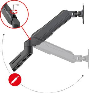 Huzaro Uchwyt biurkowy na monitor 15" - 27" Motion 2.3 12