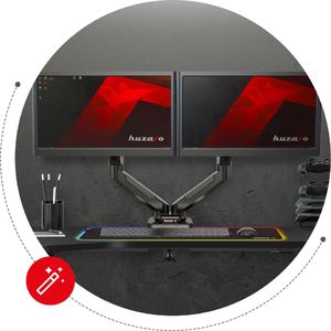 Huzaro Uchwyt biurkowy na monitor 15" - 27" Motion 2.3 4