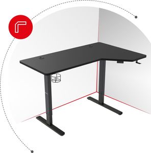 Biurko Huzaro Hero 9.0 Czarne 140 cmx60 cm 18