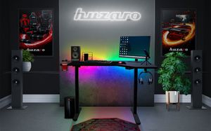 Biurko Huzaro Hero 9.0 Czarne 140 cmx60 cm 21
