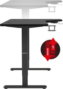 Biurko Huzaro Hero 9.0 Czarne 140 cmx60 cm 7