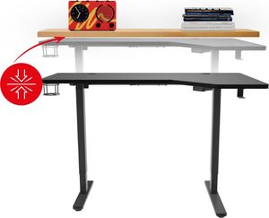 Biurko Huzaro Hero 9.0 Czarne 140 cmx60 cm 9