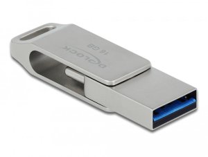 Pendrive Delock PENDRIVE DELOCK 64GB USB-C+USB-A 3.1 GEN 2 METALOWA OBUDOWA 3