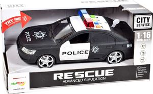 MalPlay Auto Samochód Policja Radiowóz interaktywny 1:16 9