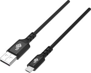Kabel USB TB Print USB-A - microUSB 1 m Czarny (1_742375) 1