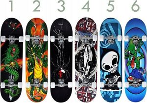 Deskorolka KIAMO Deskorolka 79 cm klon Mocna 7 warstw pvc abec 5 ce 5