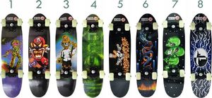 Deskorolka KIAMO Deskorolka 60 cm z pokrowcem, 9 warstwowa klon HIT 5