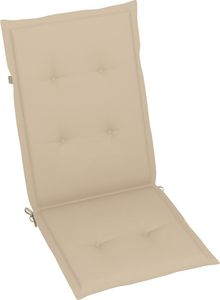 vidaXL Rozkładane krzesła ogrodowe z poduszkami, 8 szt., drewno tekowe 6