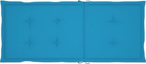 vidaXL Rozkładane krzesła ogrodowe z poduszkami, 8 szt., drewno tekowe 7