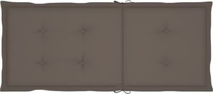 vidaXL Rozkładane krzesła ogrodowe z poduszkami, 8 szt., drewno tekowe 7