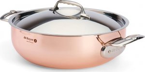 De Buyer De Buyer Prima Matera Saucepot Copper/Steel 28cm curved induct. 4