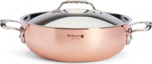 De Buyer De Buyer Prima Matera Saucepot Copper/Steel 28cm curved induct. 5