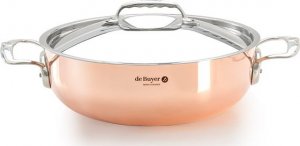 De Buyer De Buyer Prima Matera Saucepot Copper/Steel 28cm curved induct. 8