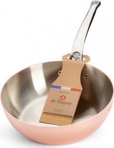 De Buyer De Buyer Prima Matera Sauté Pan Copper/Steel 24cm curved induc. 4