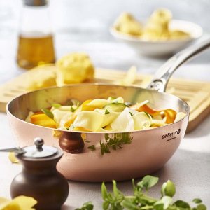 De Buyer De Buyer Prima Matera Sauté Pan Copper/Steel 24cm curved induc. 5