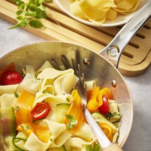 De Buyer De Buyer Prima Matera Sauté Pan Copper/Steel 24cm curved induc. 6