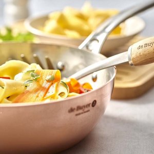 De Buyer De Buyer Prima Matera Sauté Pan Copper/Steel 24cm curved induc. 7