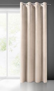 Eurofirany Zasłona Dekoracyjna Welwet Melanie Beż 140x250 5