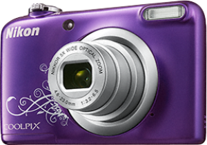 Aparat cyfrowy Nikon A10 Fioletowy z ornamentem 1