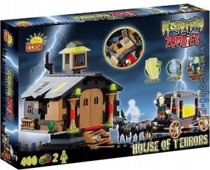 Cobi Klocki Cobi Monsters vs zombies 28400 Dom Strachów 1