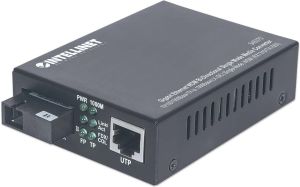 Konwerter światłowodowy Intellinet Network Solutions Dwukierunkowy Media Konwerter WDM Gigabit Jednomdowy (545075) 1