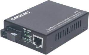 Konwerter światłowodowy Intellinet Network Solutions Dwukierunkowy Media Konwerter WDM Gigabit Jednomdowy (545068) 1