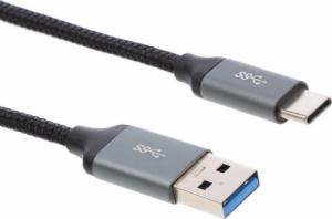 Kabel USB Montis USB-A - USB-C 1 m Czarno-szary (MT003) 1