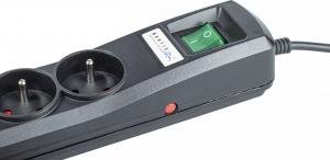 Listwa zasilająca Montis MT030 przeciwprzepięciowa 5 gniazd 5 m czarna (MT030-5) 2