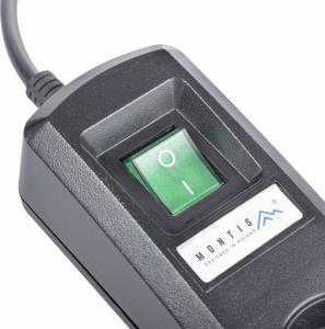 Listwa zasilająca Montis MT030 przeciwprzepięciowa 5 gniazd 3 m czarna (MT030-3) 3