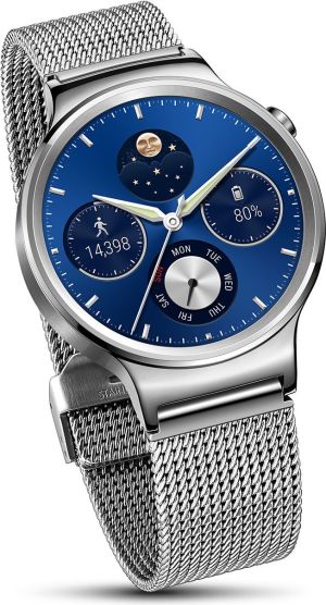 Smartwatch Huawei Srebrny  (W1 SS+LINK) 1