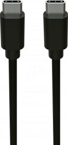 Kabel USB Ansmann USB-C - USB-C 1.2 m Czarny (1700-0121) 1