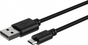 Kabel USB Ansmann USB-A - microUSB 1 m Czarny (1700-0129) 1