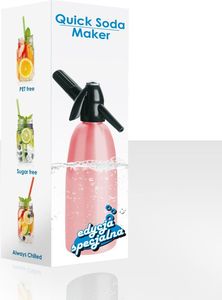 Saturator Art Quick Soda + 10 naboi CO2 Różowy 3