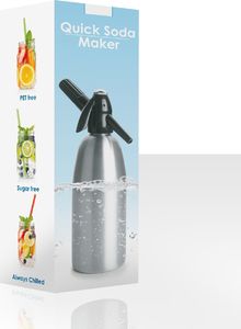 Saturator Art Quick Soda + 25 naboi CO2 Srebrny 3