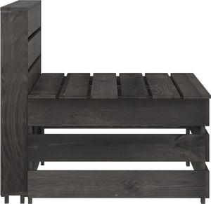 vidaXL Ogrodowa sofa środkowa z palet, impregnowane drewno sosnowe 3