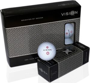 Vision Piłki golfowe Vision PRO-TOUR X * WJB (czerwony) 1