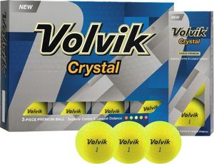 Volvik Piłki golfowe VOLVIK Crystal (żółte) 1