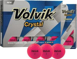 Volvik Piłki golfowe VOLVIK Crystal (różowe) 1