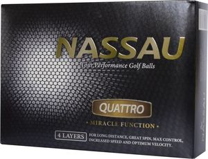 Nassau Piłki golfowe NASSAU QUATTRO (białe) 1